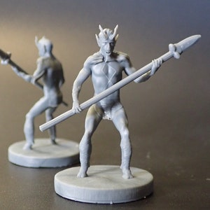 Satyr Warrior 35mm 3d Resin Printed Miniature