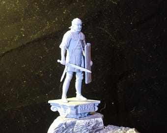 Roman Legionary Miniature Unpainted 32mm or 75mm scale
