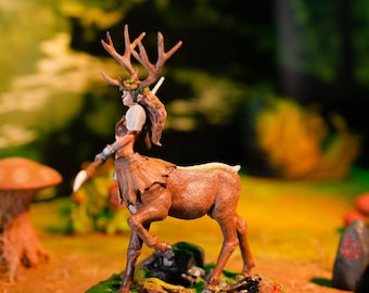 Sylvan Centaur Miniature 35mm or 75mm for DnD, Pathfinder, any Table Top RPG