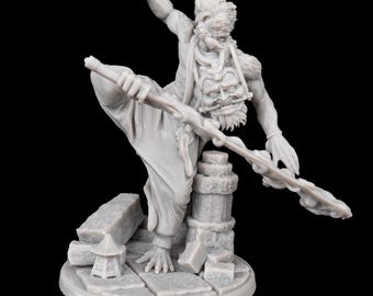 Zhao Baboon Monk Miniature Unpainted