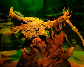 Marsh Dragon Resin Miniature 32mm