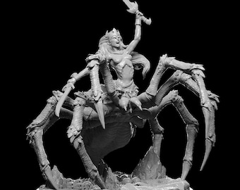 Spider Woman Warrior Miniature 35mm or 75mm