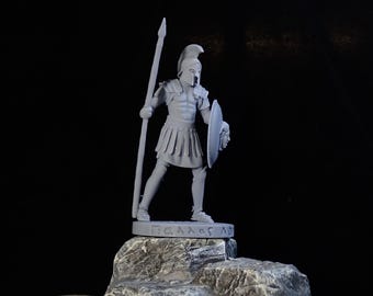 Greek Hoplite Unpainted Miniature 75mm or 32mm scale