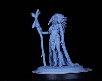 Female Shaman Lagath Unpainted Miniature