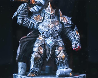 Armored Golem Resin Miniature 32mm or 75mm scale Unpainted