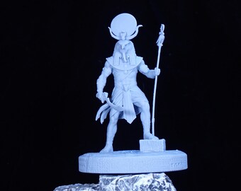 Horus Figure Unpainted Miniature 5 inch or 3 inch