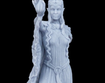 Elven Woman Wizard/Cleric Unpainted Miniature
