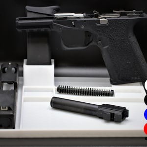 Universal Custom 22/9mm Single/Double Stack Mag 3D Printed Pistol Cleaning Station/Tray