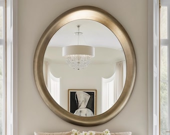 Silver Mirror, Asymmetrical Mirror, Irregular Mirror, Wall Design Mirror, Home Decor Mirror, Bathroom Mirror, Living Room Mirror