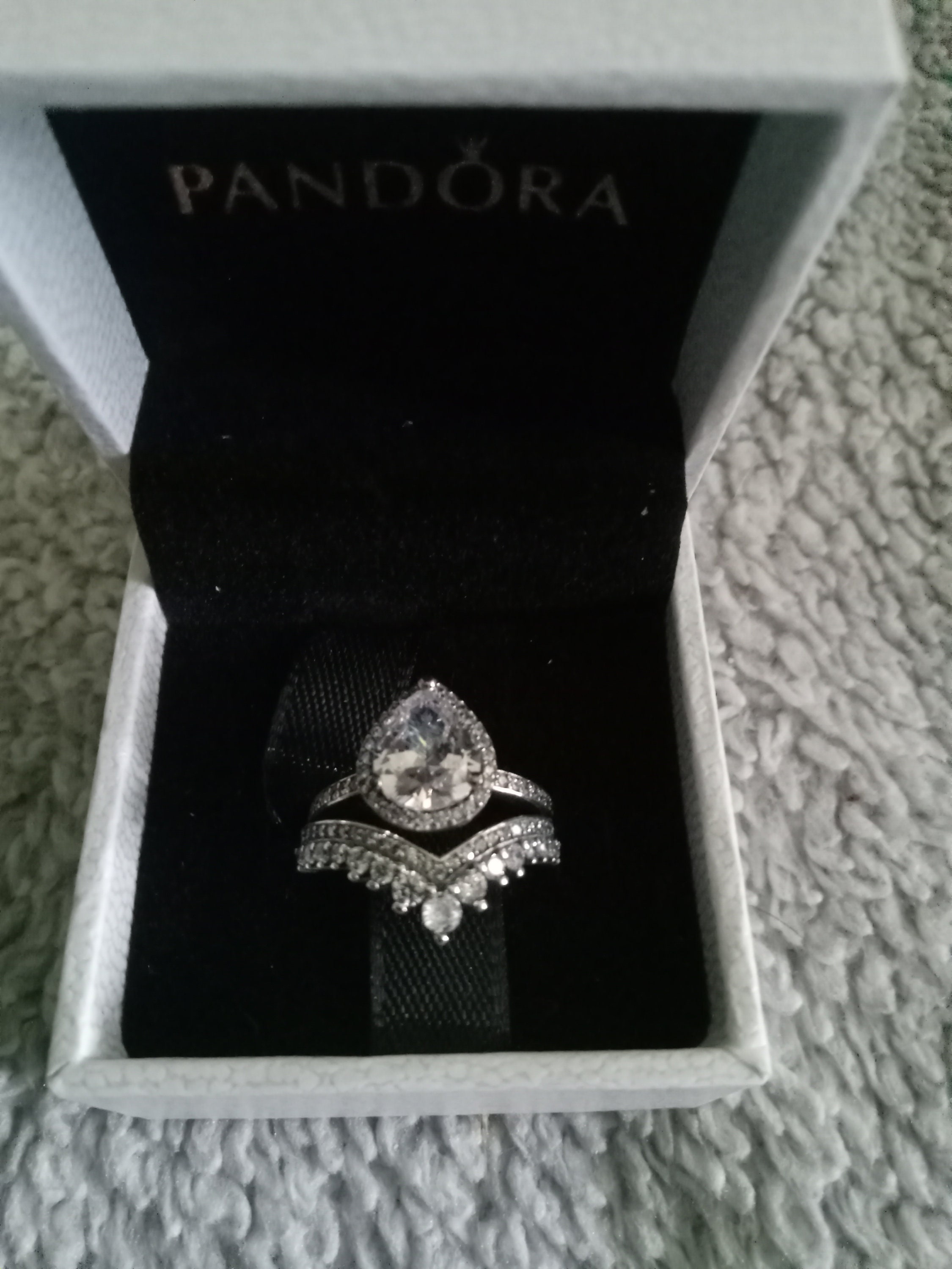 Raindrop shop ring pandora