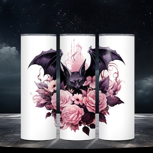 Spooky Season Vibes - Halloween Becher | Schwarze Katze, Fledermaus & Altar Designs