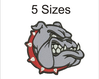 Bulldog Embroidery File