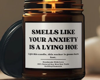 Funny Anxiety Relief Candle | Best Friend Gag Gift