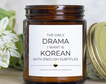 Korean Drama Fan Gift Candle – Kdrama Addict, Funny Gift For Her