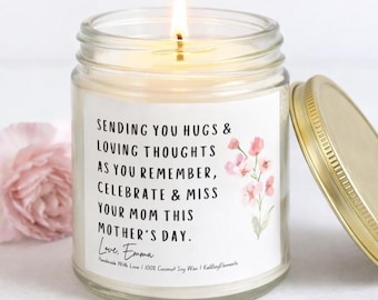 First Mother's Day Without Mom Candle Grieving Mothers Day Gift Recent Loss of Mother Bereaved Mothers Day Sympathy Thinking of You Love You