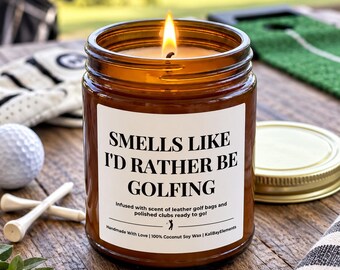 Funny Golf Gift Candle - Golfing Dad, Gift For Golfer, Christmas Husband Golf Gifts For Him, Golf Decor, Golf Player Gifts