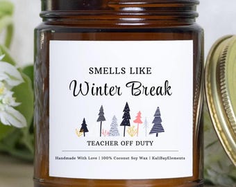 Personalized Christmas Gifts for Teacher Winter Break - Gift For Coworker, Holiday Gift For Principal, White Elephant Gift Teacher Gift
