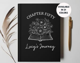 Personalized 50th Birthday Journal: Chapter Fifty Guest Book