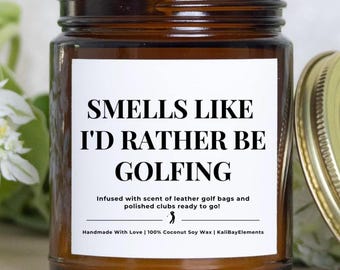 Funny Golf Gift Candle - Golfing Dad, Gift For Golfer, Best Husband Golf Gifts For Him, Golf Decor, Golf Player Gifts