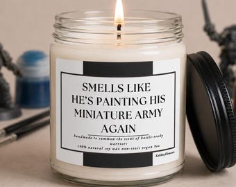 Smells Like He’s Painting His Miniature Army Again – Funny Wargamer Gift, Tabletop Hobby Gift, Personalized Miniature Painting