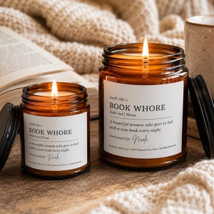 Personalized Smut Reader Candle, Funny Book Lover Gift, Christmas Gift, Reading Decor, Book Club image 4