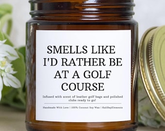 Funny Golf Gift for Men - Golf Candle, Gift for Golfer, Dad, or Husband, Birthday or Father’s Day Golfing Gift for Men