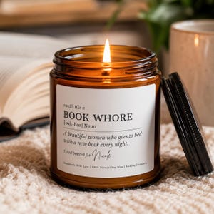 Personalized Smut Reader Candle, Funny Book Lover Gift, Christmas Gift, Reading Decor, Book Club image 6
