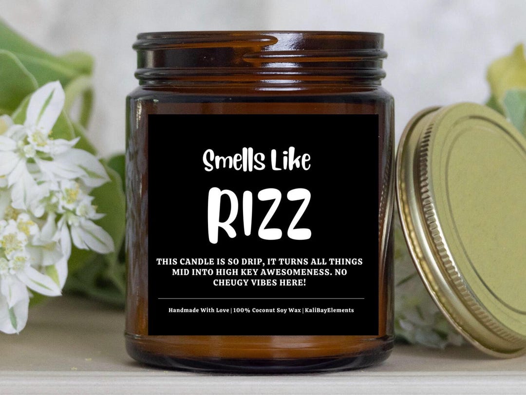 Funny Boy Teen Gift Rizz Middle School Gift Birthday Gift Candle Slang ...