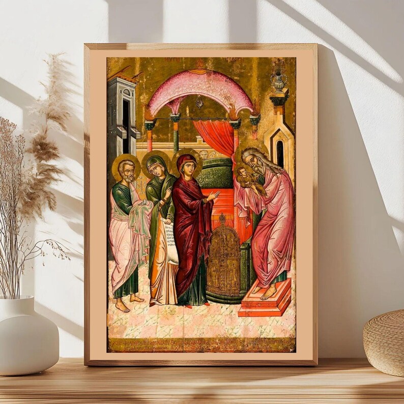 Presentation of Jesus in the Temple – Orthodox Icon (DIGITAL DOWNLOAD ...