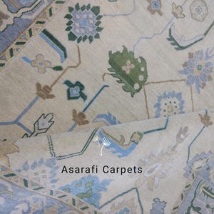 Exquisite Oushak Turkish Hand Knotted Rug 4x6 5x8 6x9 8x10 9x12 10x14 ft Handmade Rugs for Living Room Antique Contemporary for living room