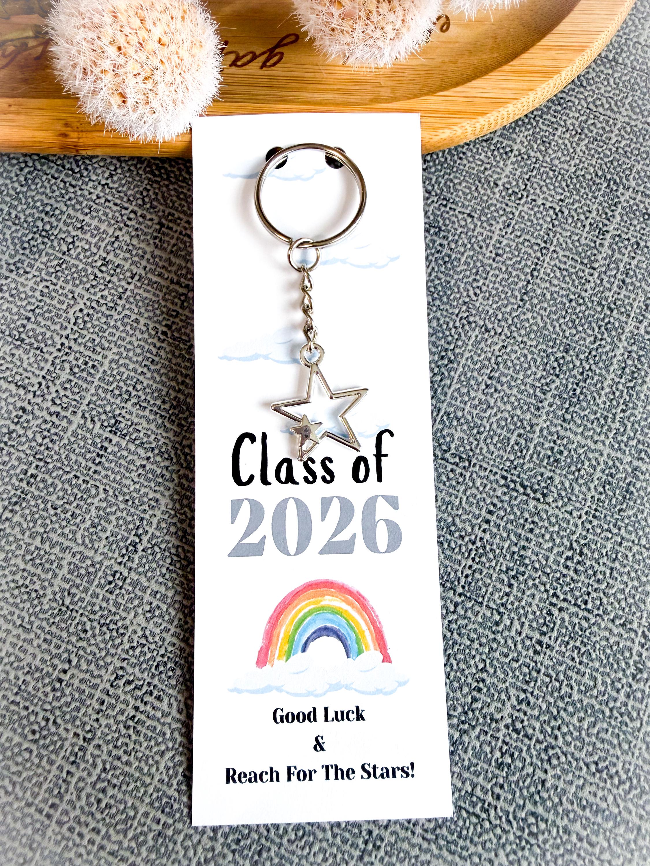 Class of 2026 Keyring Bulk Class Gift, School Leavers Gift 2026, Year 6 ...