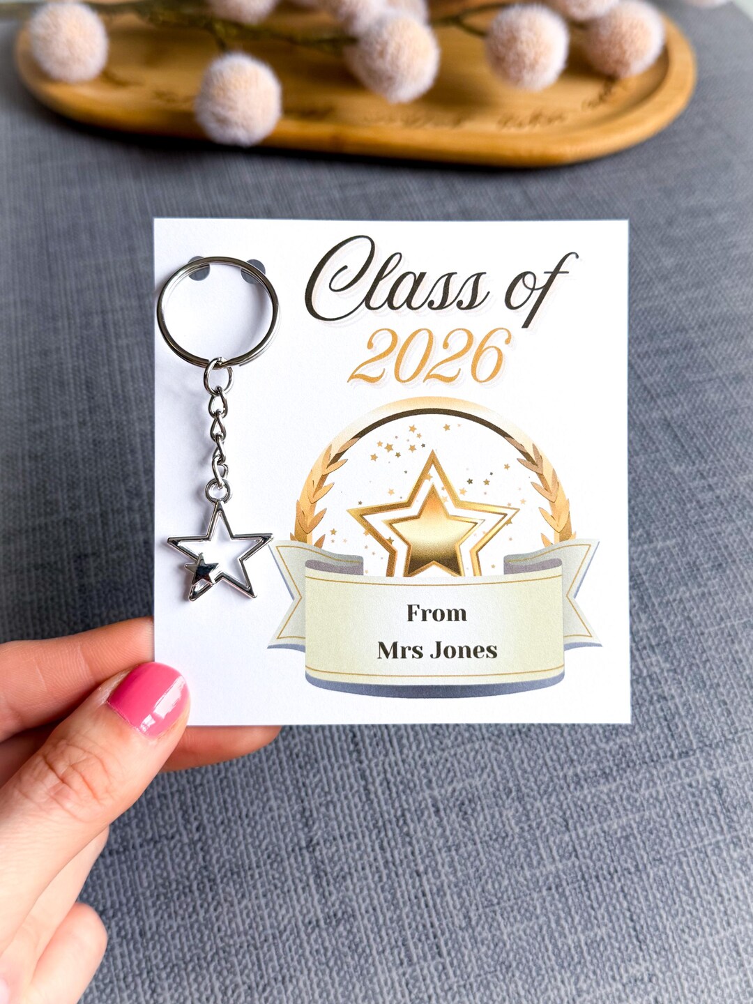 Personalised Class of 2026 Card , Graduation Gift UK ,school Leavers ...