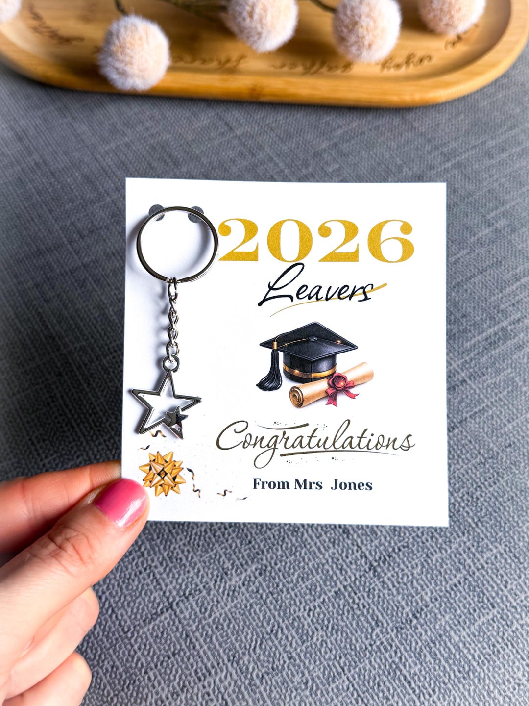 Personalised School Leavers 2026, Graduation Gift UK , Class of 2026 ...