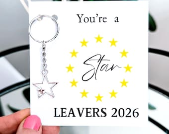Class of 2026 Wish Keyring Card,school Leavers Gift , Graduation Gift ...