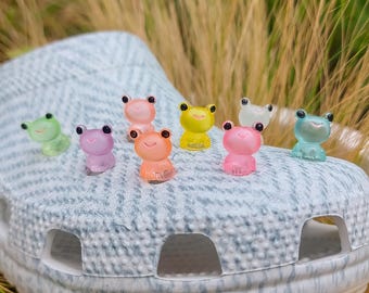 Leuchtende Frosch Schuhanhänger | 3D Glow In The Dark Schuhclips