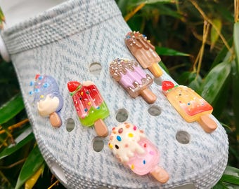 Fruit Popsicle Shoe Charms | 3D Sweet Holiday Shoe Clips