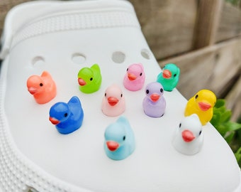 Rubber Ducky Croc Charms | 3D Jibbitz