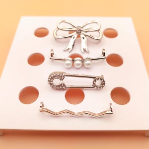Clips para cordones de zapatos / Elegantes adornos para zapatillas o botas - Juego de 4 5
