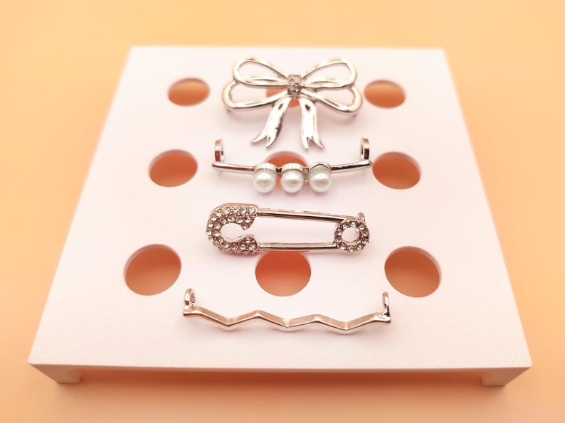 Clips para cordones de zapatos / Elegantes adornos para zapatillas o botas - Juego de 4 5