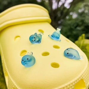 Luminous Seals Shoe Charms | 3D Glow In The Dark Animal Shoe Clips