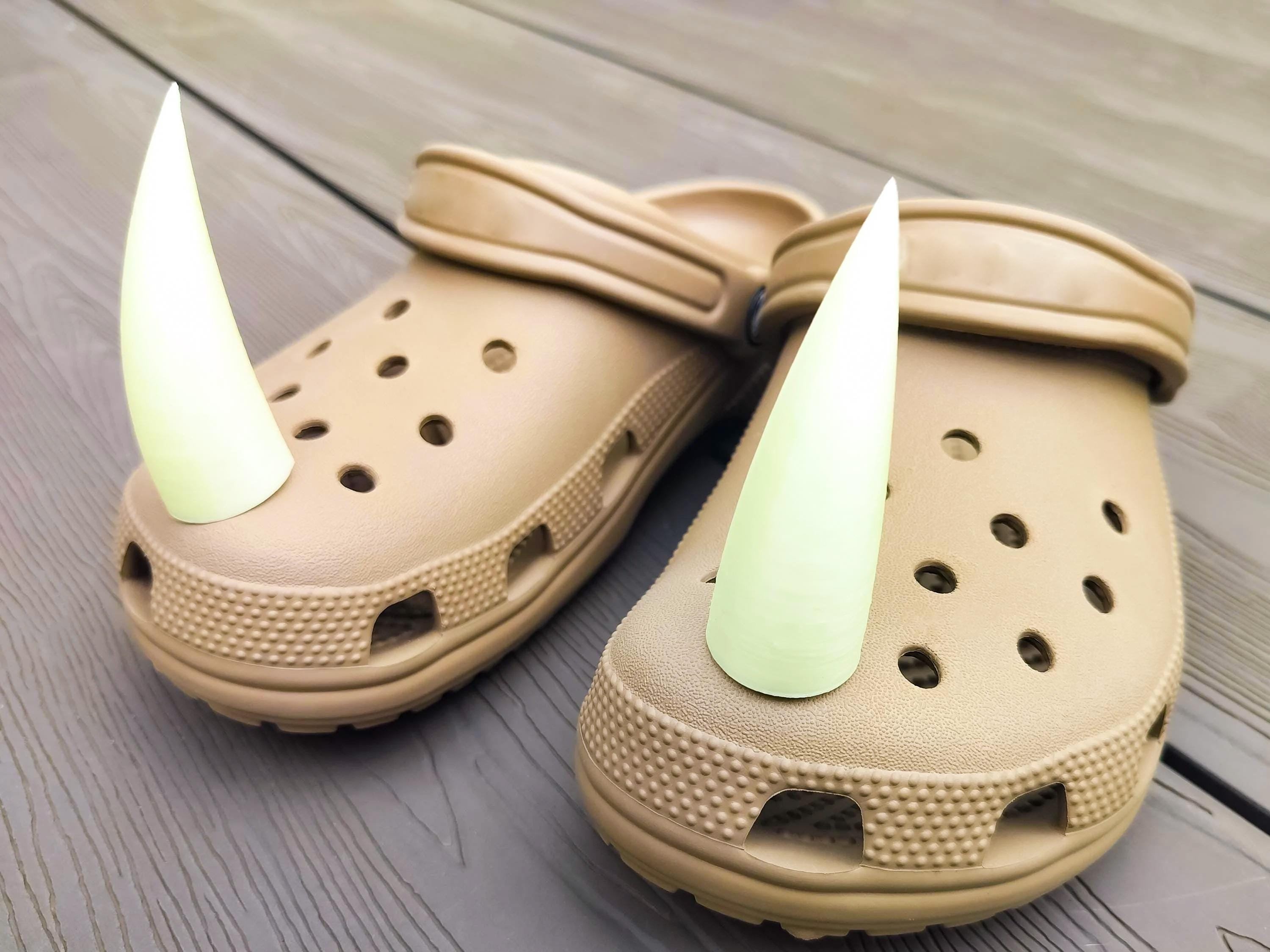 Rhino Horn Shoe Charm | 3D Shoe Accessory