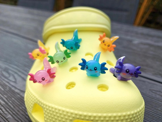 Axolotl Shoe Charms | Animal Clips for Clogs - Etsy