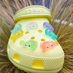 Luminous Crab Shoe Charms | Glow In The Dark Shoe Clips
