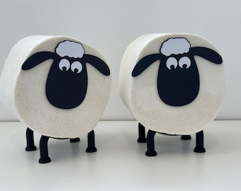 Portarrollos de papel higiénico con forma de oveja | Decoración para el baño | Papel higiénico | Portarrollos | Decoración | Idea de regalo