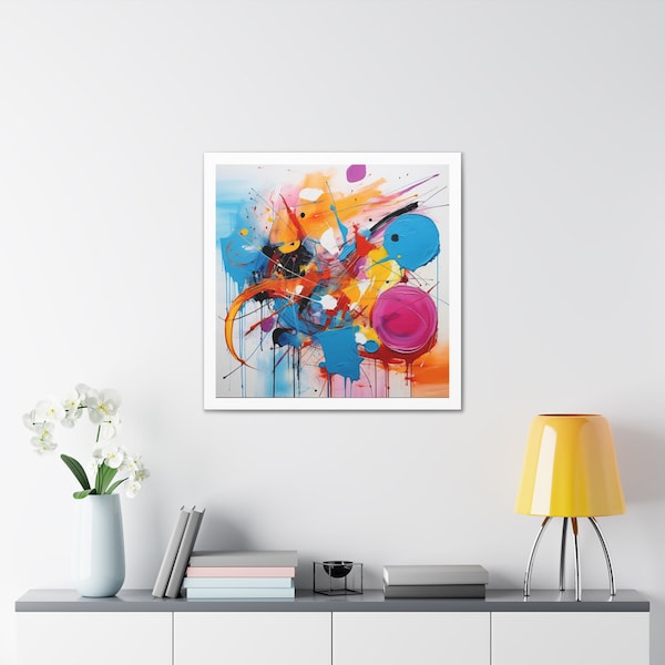 Printable Abstract Painting Colorful Modernistic Art Digital Print Art Digital Download Chromatic Symphony