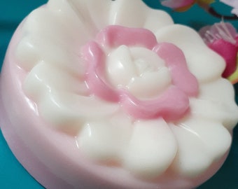 Pink Flower Spring Soap for Easter Gift, Mothers Day Gift, Baby Shower Gift, Easter Basket Stuffers, Kawaii, Floral Gift, Bridesmaid Gift