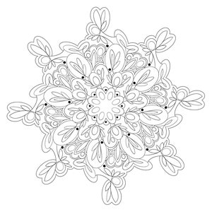 Mandala Coloring Page