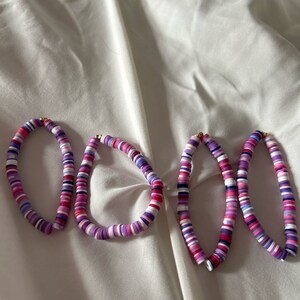 purple bracelets