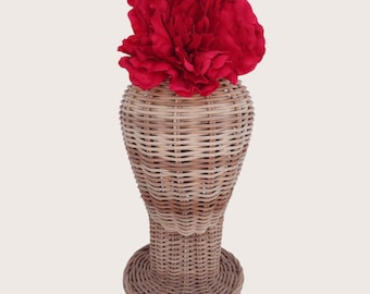 Flamenco-Blume für die Messe. Maxi-Pfingstrose. typische Flamencoblume in Spanien. Maxi-Flamenco-Blume. Flamenco-Kopfschmuck. Maxi-Kopfschmuck