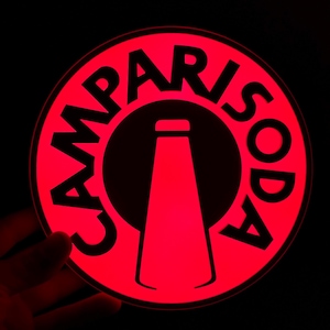 Lampada led usb Campari Soda - insegna - pubblicità - lighted sign - Italia - decorazione murale - drink - rgb - bar - pub - arredamento
